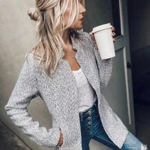 VICI Woman's Blazer- Extra Small- Navy Color